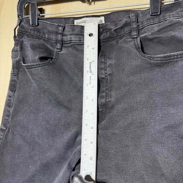 Garage Womens Size 9 Black Skinny Jeans Stretch Denim Dark Wash Casual - Image 6