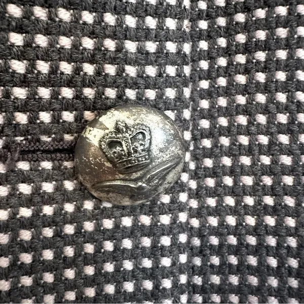 Giorgio Armani Jacket Women 10‎ Gray Pink Double Breasted Military Luxury Career - Image 6