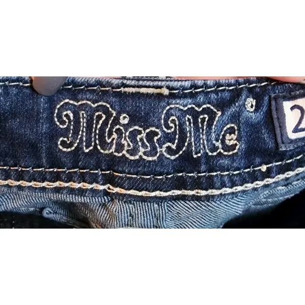 Miss Me Jeans Signature‎ Boot Cut Embellished Dark Wash Denim Jeans Size 28 - Image 10