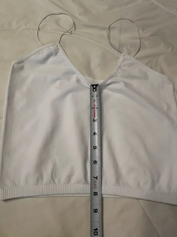 Intimately by Free People White Brami Seamless Cami - NWOT - Size M/L - Image 8