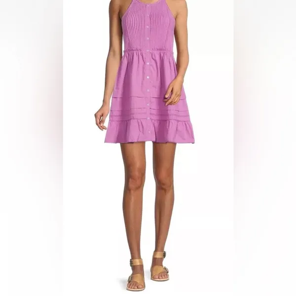 Free People Desert Days Mini Dress Orchid Size Small - Image 5