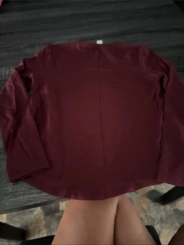 lululemon athletica Long-Sleeve Crew Top - Burgundy Wine - Image 3