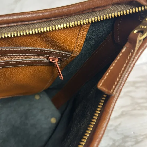Vtg Dooney and Bourke Large Hobo‎ Black Leather Bag shoulder Purse - Image 15