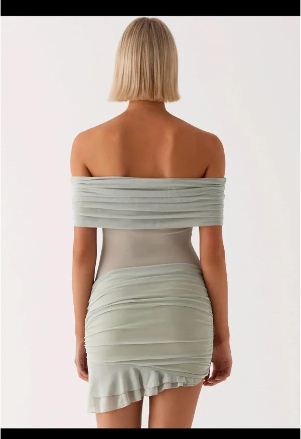 Peppermayo Nelly off the shoulder mini dress - Image 3
