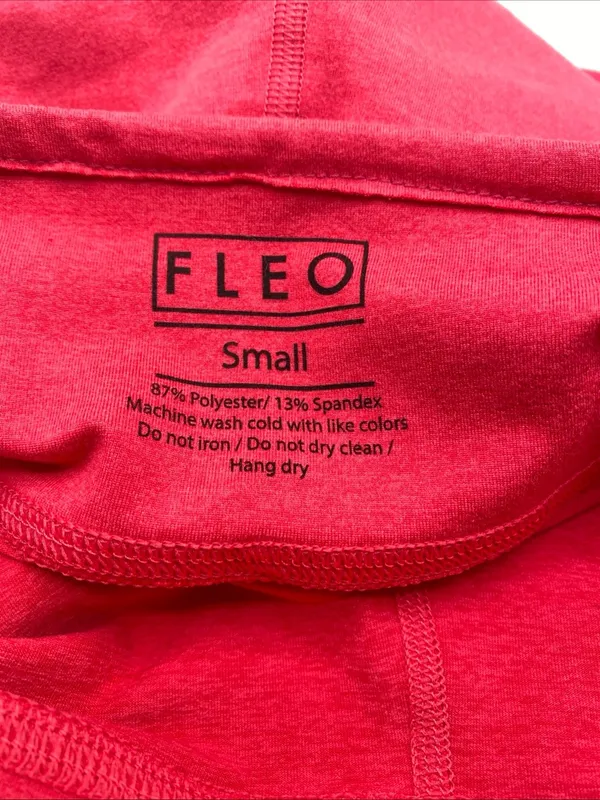 Fleo Power Solid Color Shorts Booty Pink Small Gym CrossFit Athletic Soft - Image 4