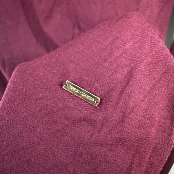Tory Burch Burgundy Turtleneck Size XXS  - Image 8