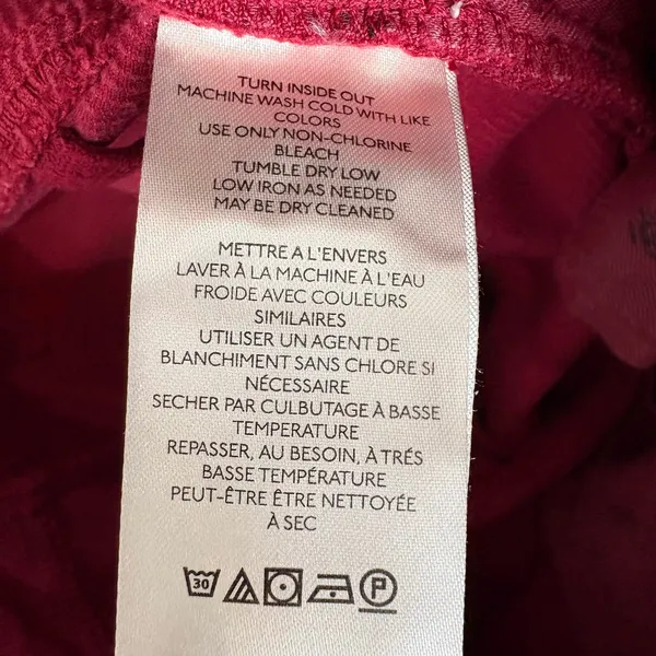Anthropologie Pilcro Yaya Mid Rise Corduroy Cropped Flare Jeans Pink Rose 29 - Image 9
