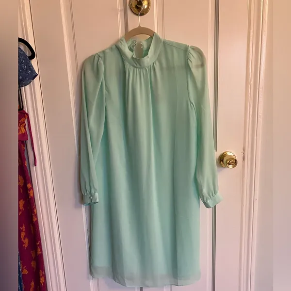 NWT J. Crew Mockneck Shift Dress Size 2 - Image 4