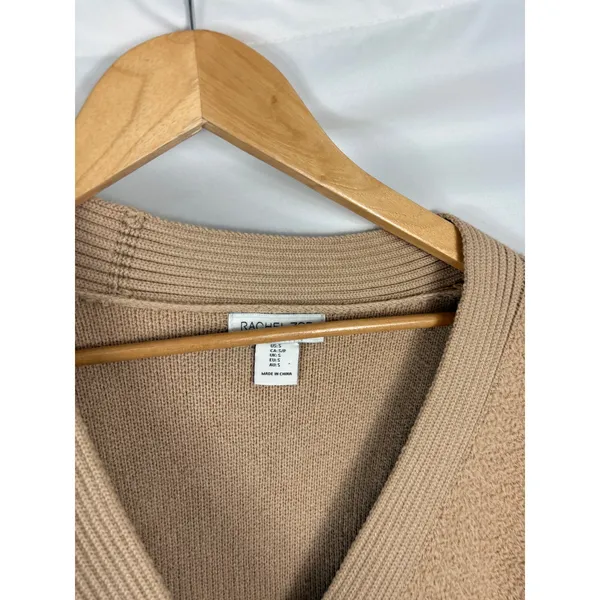 Rachel Zoe Brown Button Up Cardigan size Small - Image 3