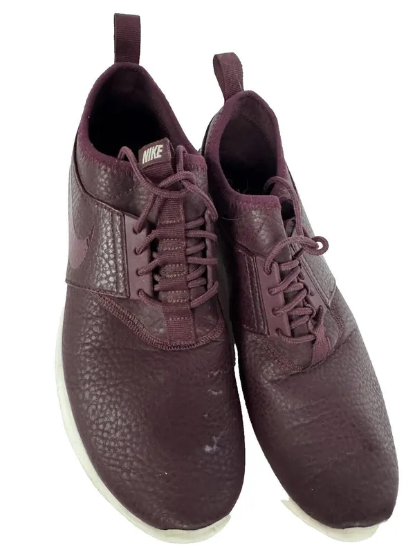 (RC) Nike Roshe One Leather Burgundy Womens Size 10 Running Athletic Sneakers - Image 3