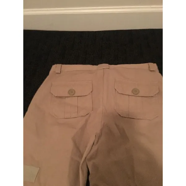 Gap Women's Khaki Capri Pants Zip & Button Pockets Casual Wear Size 2 - Image 9