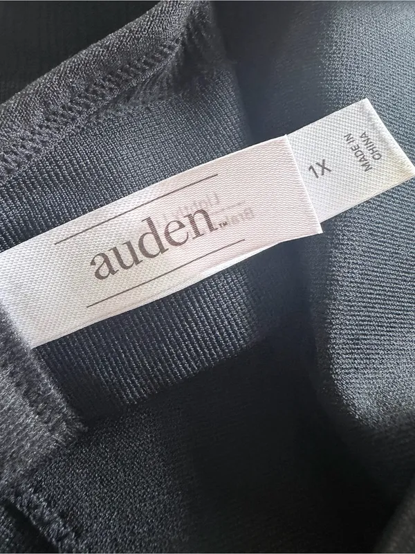 Auden Seamless Knit Lightly Lined Bralette Black Size 1X NWT - Image 7