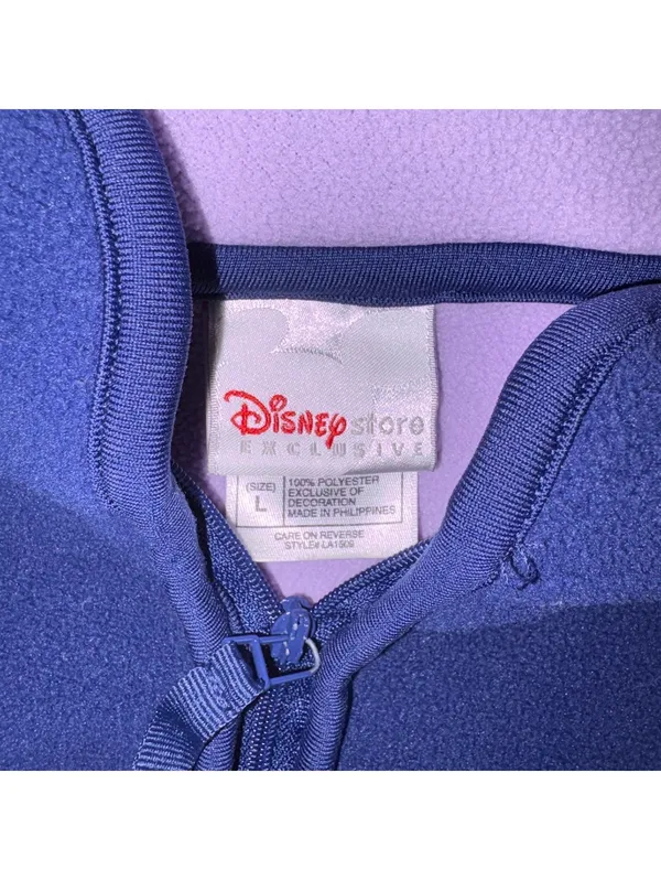 Disney Store Minnie Mouse Woman’s L Navy Blue Fleece Pullover Sweatshirt - Image 5