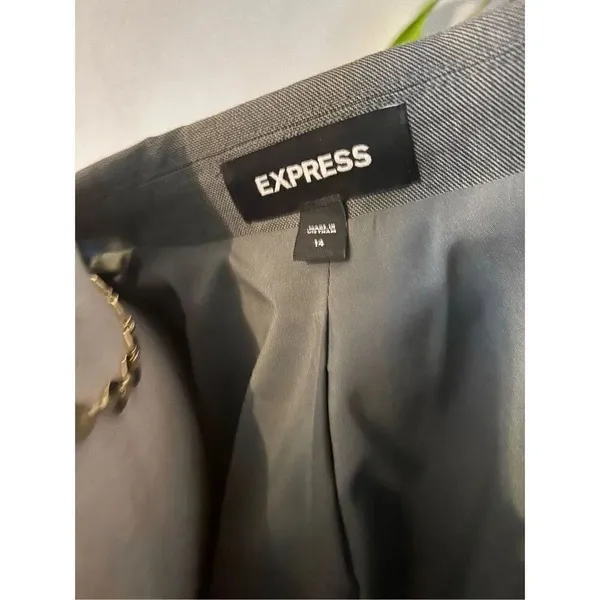 Express blazer stylish size 14 gray - Image 4