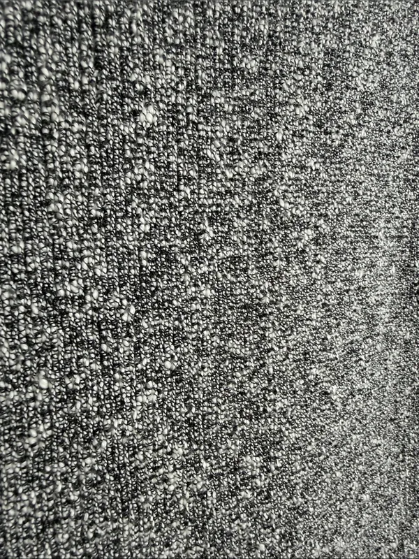 M.M. LAFLEUR The Butler Crewneck Sweater Knit Boucle Black White Medium - Image 7