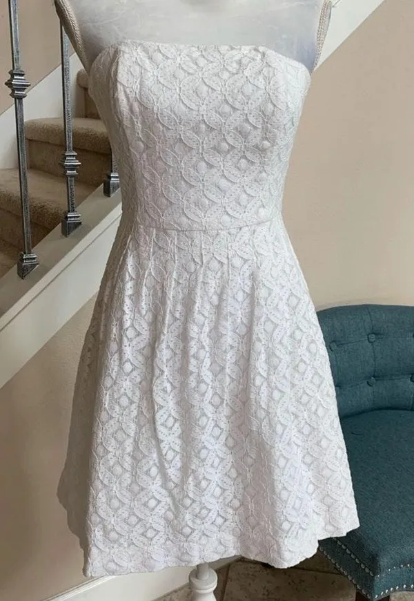 Lilly Pulitzer Graduation Dress Caitlin Lace Dress - Image 2