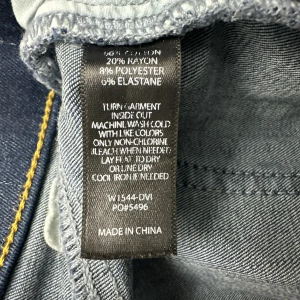 Betabrand Mid Rise Bootcut Jeans Pull On Stretch Retro Festival Women Large x 33 - Image 5
