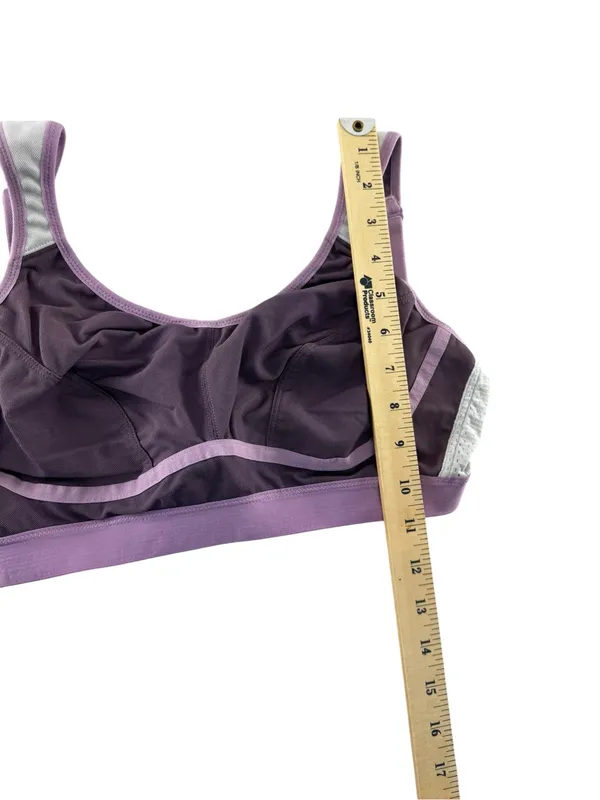 Women's Purple Syrokan Bra with Light Lavender with mesh Trim - Image 7