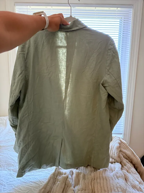 Green Blazer A New Day Sage - Image 2