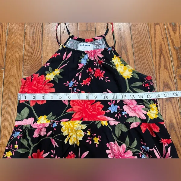 Old Navy Black Floral Dress - Image 7