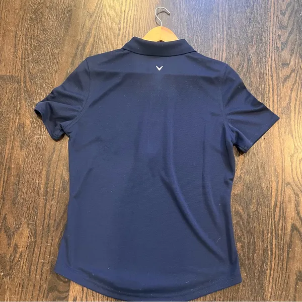 Callaway Women’s Opti-dry Navy Blue Polo Golf Short Sleeve Performance - Image 8