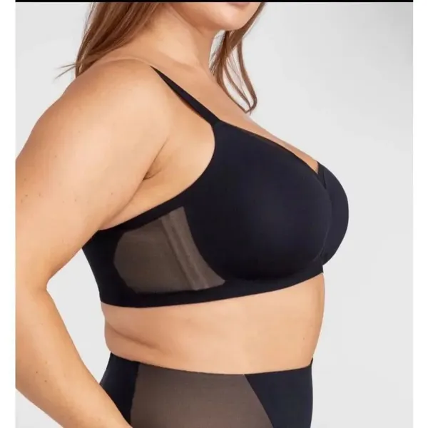 Honeylove Liftwear Bra in Runway Size XL Black Wireless Comfort #786 - Image 2