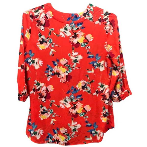Rose‎ And Olive Boho Blouse Red Large - Image 2