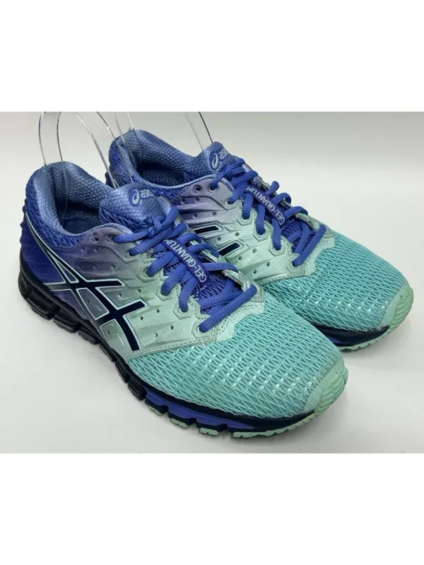 Asics Gel Quantum 180 2 T6G7N Blue Running Shoes Sneakers Womens Size 8 EXCELLNT - Image 2