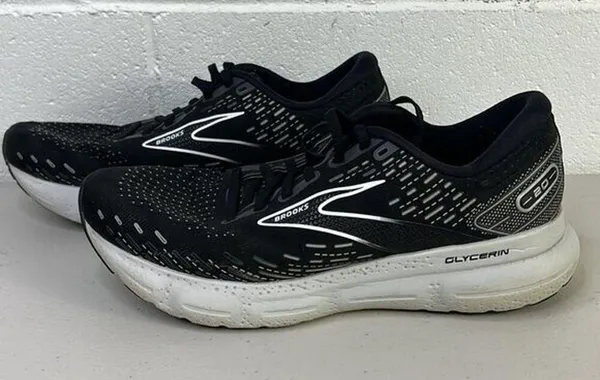 1203691D059 Women’s Brooks Glycerin 20 Athletic Sneakers sz 11 D Black/Gray - Image 4