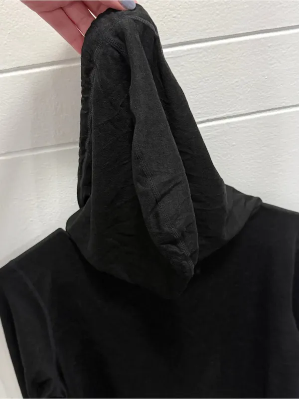 Vuori Black Heather Halo Essential Hoodie - Image 7