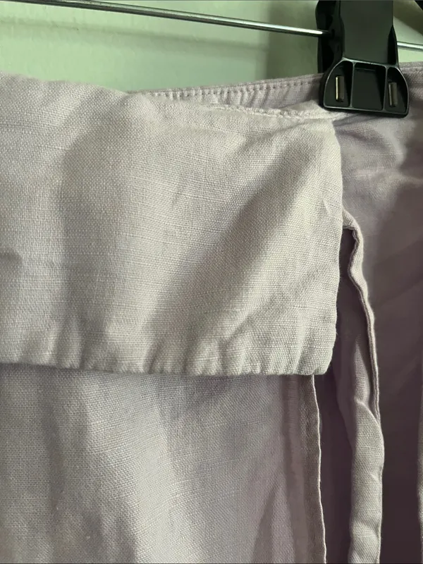 Zara Lilac Wrap Skort with Side Tie - Image 3
