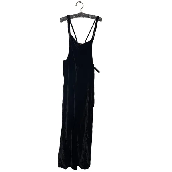 NWOT Free People 90’s Forever Overalls‎ in Black SZ XL - Image 5