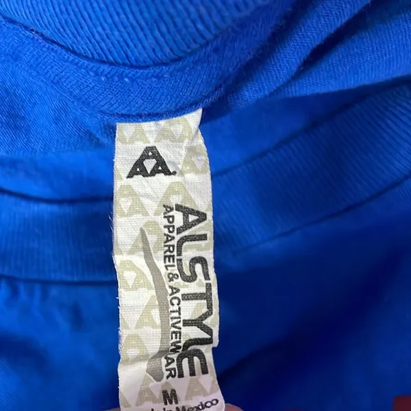 ALSTYLE Chicago Cubs Short Sleeve Tee Blue Size M - Image 4