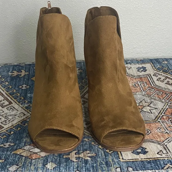 Zigi Girl Fall Brown Open Peep Toe Heel Boots Women’s Size 11M - Image 4