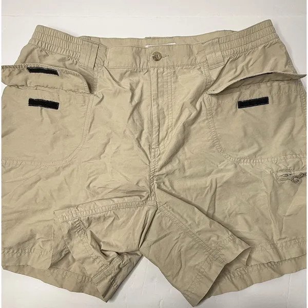 Columbia Shorts Womens Size L Khaki Trail Mid Rise Cargo Hiking Camping Walking - Image 5