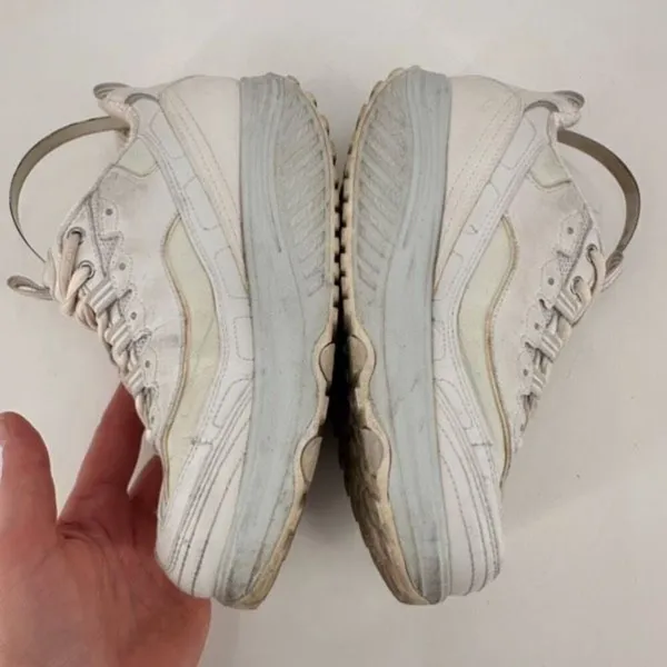Skechers Women's Shape Ups 11800 Metabolize Sneaker Shoes Silver White‎ Size 6 - Image 4