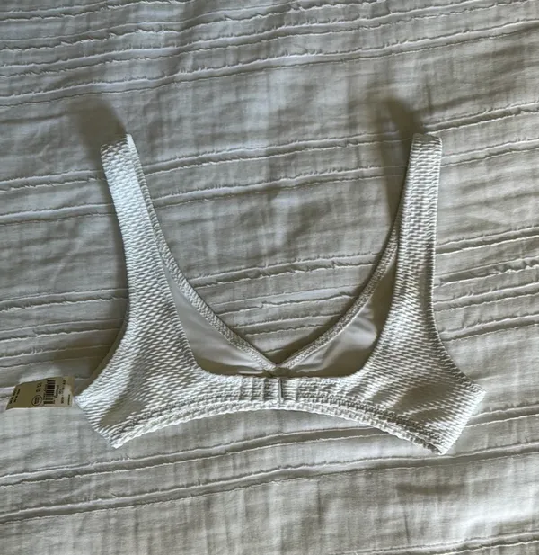 Aerie Bikini Top White - Image 2