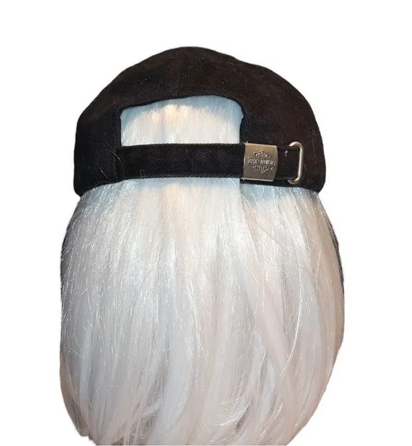 Harley Davidson black cap! Logo on front - Image 4