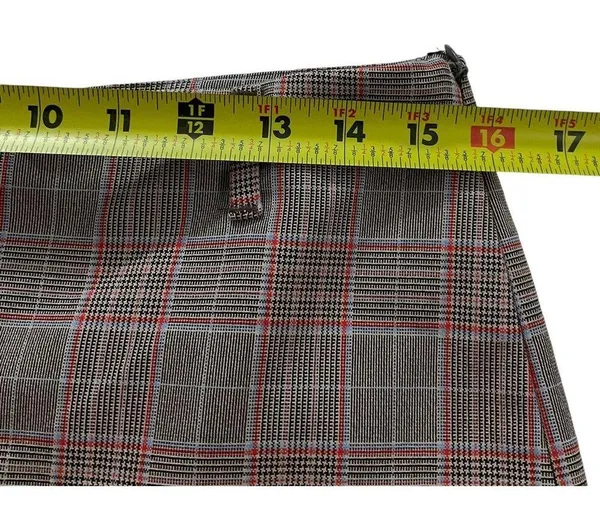Zara Multicolor Plaid Skort Women Size Medium | 58-23 - Image 5