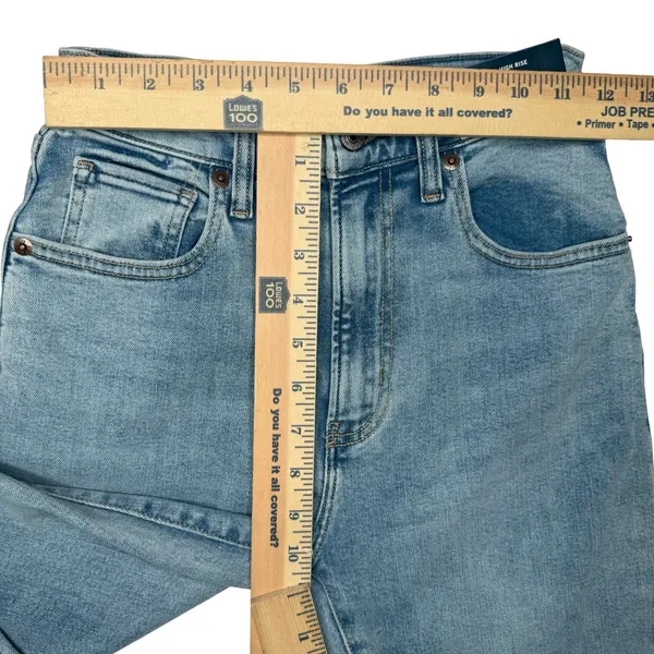 NWT Abercrombie & Fitch 0 S Ultra High Rise Flare Curve Love Jeans Medium Blue - Image 8