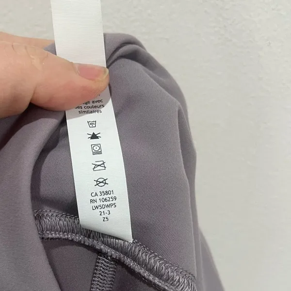 Lululemon Instill‎ High Rise Leggings 25" Violet Verbena Yoga Size 10 - Image 9