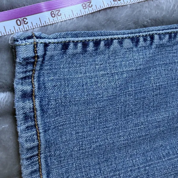 Levis 505 Womens Size 14M Jeans Straight Leg Stretch Blue Denim Everyday Casual - Image 9