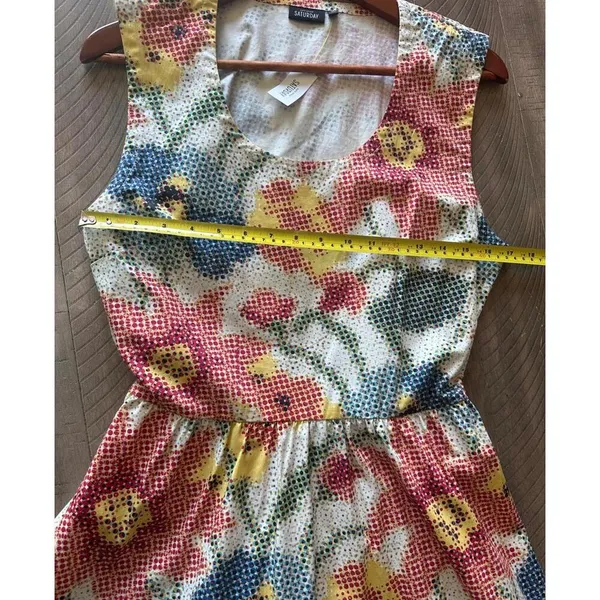 NWT Kate Spade Saturday Photo Floral Open Back A-line Mini Dress Women’s Medium​ - Image 11