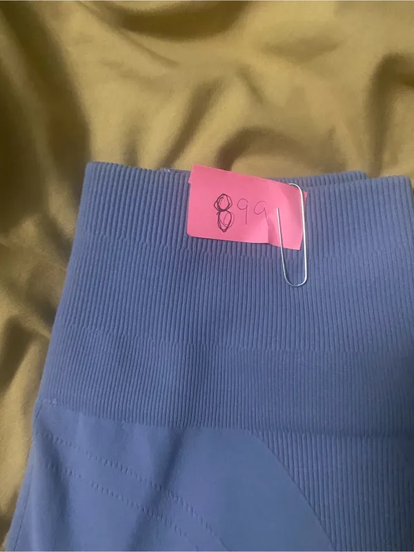 Seamless Light Blue lululemon Leggings - Image 9