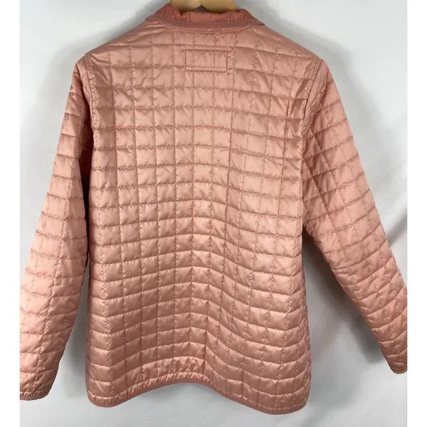 Lands End Pink Lightweight Quilted Coat Size L 14/16 - Image 4