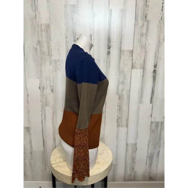 Long sleeve blouse size medium Brown - Image 7