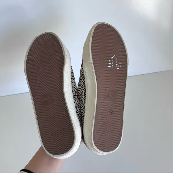 Madewell Sidewalk Low-Top Sneakers in‎ Spotted Calf Hair - Image 8