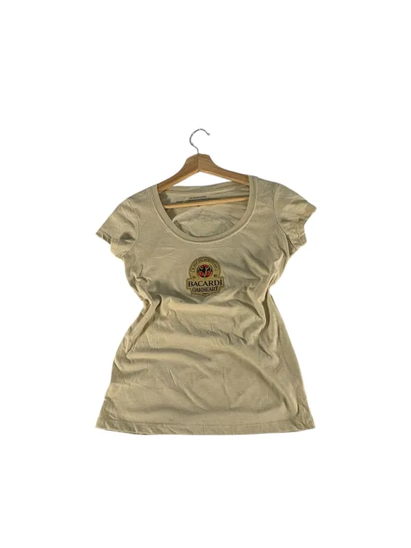 Bacardi Oakheart Oaktoberfest Women’s M Graphic T Shirt Spiced Rum Promo Tee - Image 3