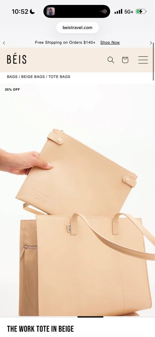 BEIS Work Tote Large - Image 2