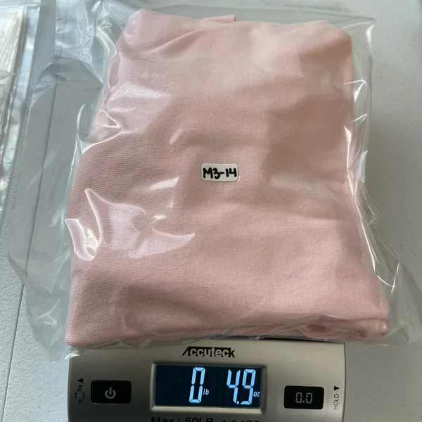 Charter Club women’s light pink v-neck cut short sleeve simple‎ tshirt large - Image 7